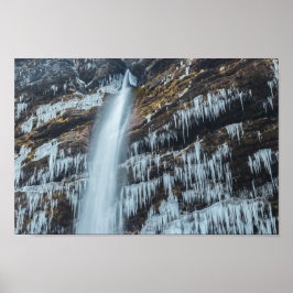 Poster Waterfall Peričnik em Mojstrana, Eslovênia