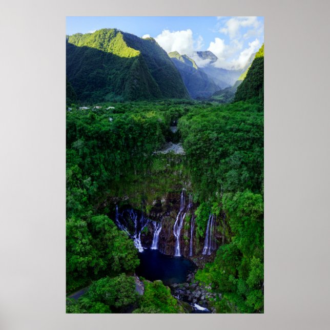 Poster Waterfalls | Grand Galet Falls (Frente)