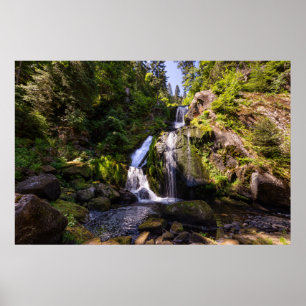 Poster Waterfalls Triberger Wasserfälle, Germany