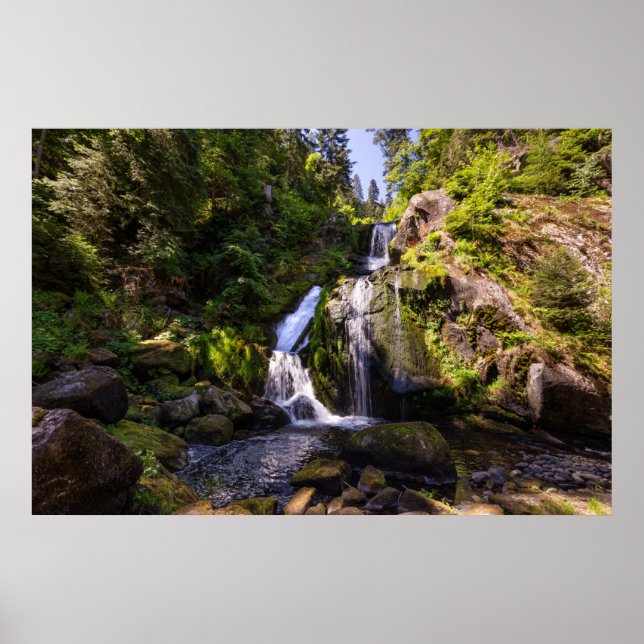 Poster Waterfalls | Triberger Wasserfälle, Germany (Frente)