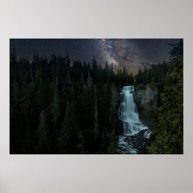 Poster Waterfalls | Whistler Olympic Park (Frente)