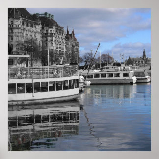 Pôster Waterfront de Estocolmo