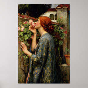 Poster Waterhouse - A Alma Da Rosa De 1903