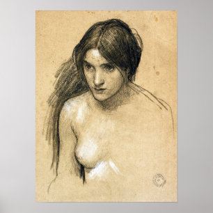 Poster Waterhouse - Hylas E Ninfas (Estudo)