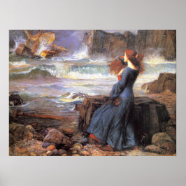 Poster Waterhouse Miranda-The Tempest