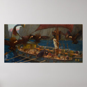 Poster Waterhouse - Ulisses E Sirens