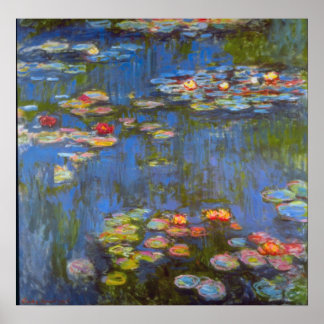 Poster Waterllies por Claude Monet