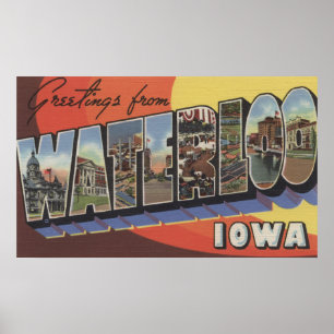 Pôster Waterloo, Iowa - grandes cenas da letra