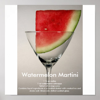 Pôster Watermelon Martini