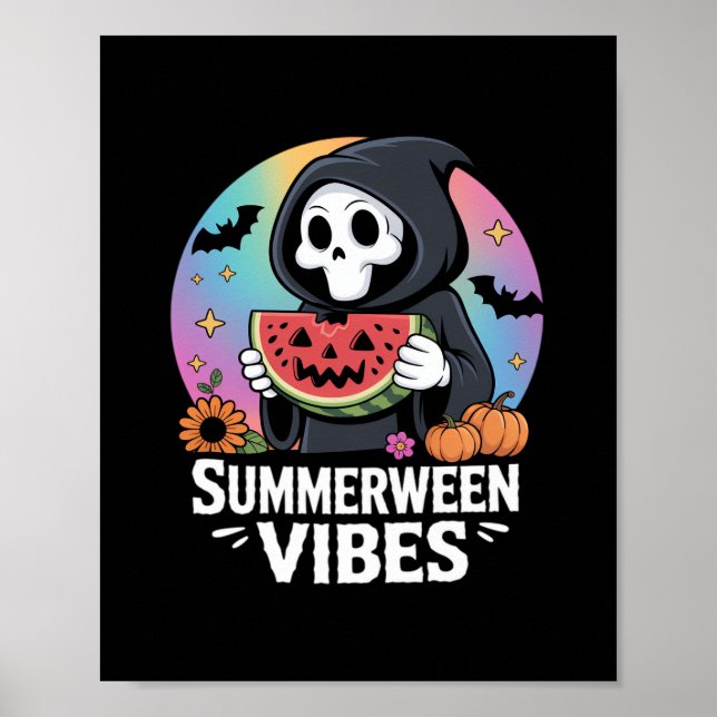 Poster Watermelon Summerberry Skeleton Vibes (Frente)