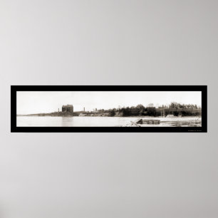 Poster Waterville Maine Photo 1909