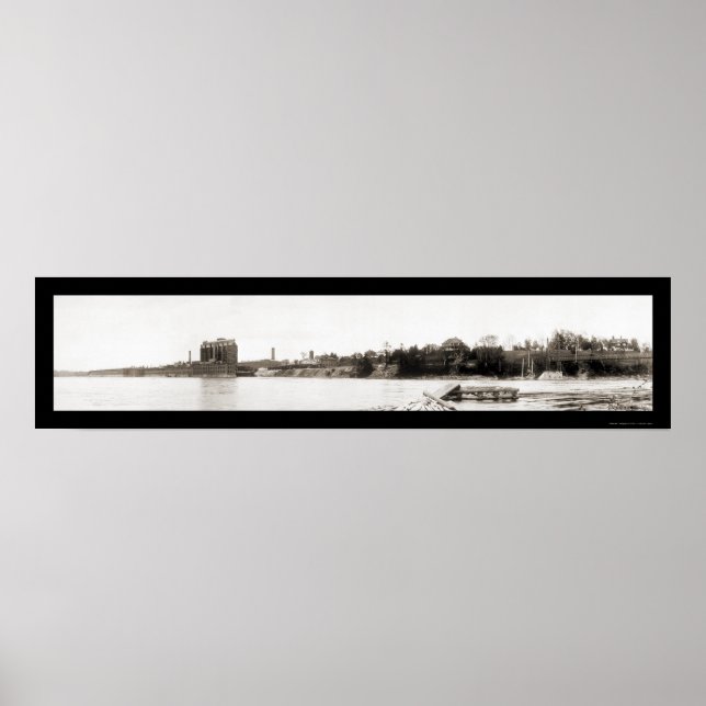 Poster Waterville Maine Photo 1909 (Frente)