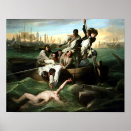 Poster Watson e o tubarão