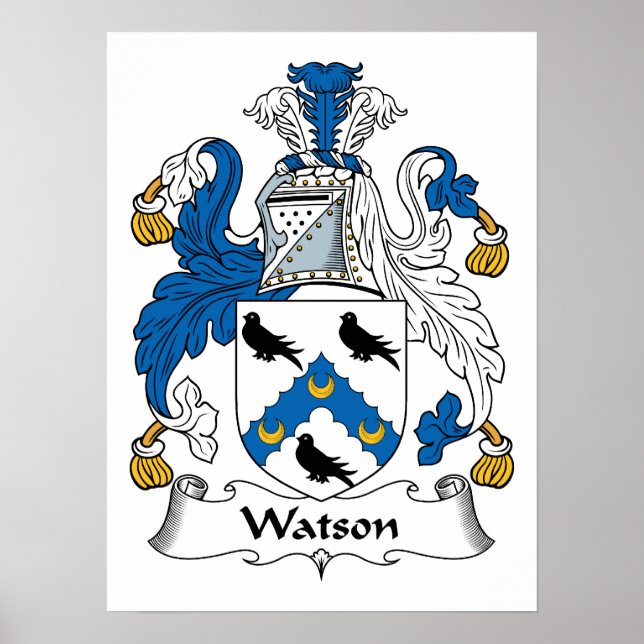 Pôster Watson Family Crest (Frente)