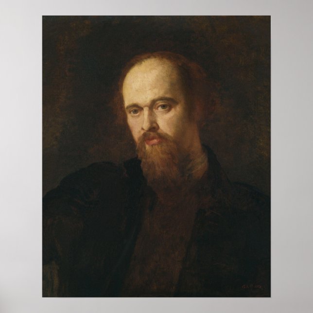 Poster Watts - Dante Gabriel Rossetti (Frente)