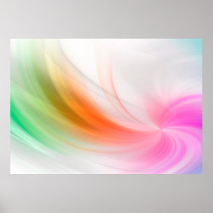 Poster Waves background template abstract