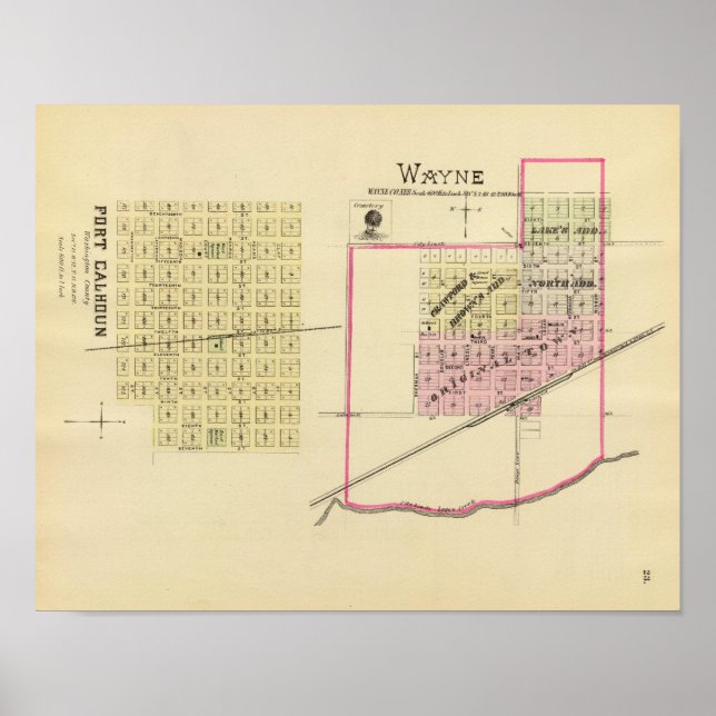 Poster Wayne, Nebraska (Frente)