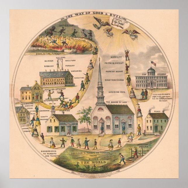 Pôster "Ways of Good & Evil" (Frente)