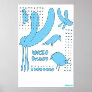 Pôster Wazo L'oiseau