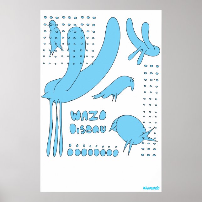 Pôster Wazo L'oiseau (Frente)