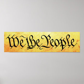 Poster We The People Bumper Sticker
