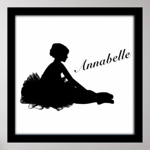 Poster Weary Ballerina Personalizada w Nome