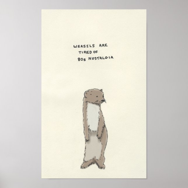 Pôster weasel trivia (Frente)