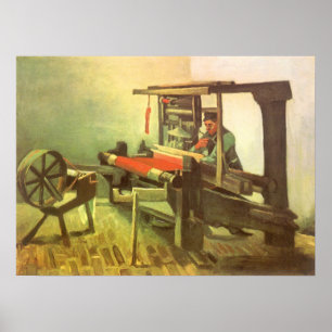 Poster Weaver Virando Roda Esquerda Virada Vincent van Go