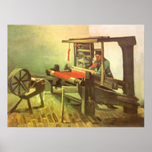 Poster Weaver Virando Roda Esquerda Virada Vincent van Go