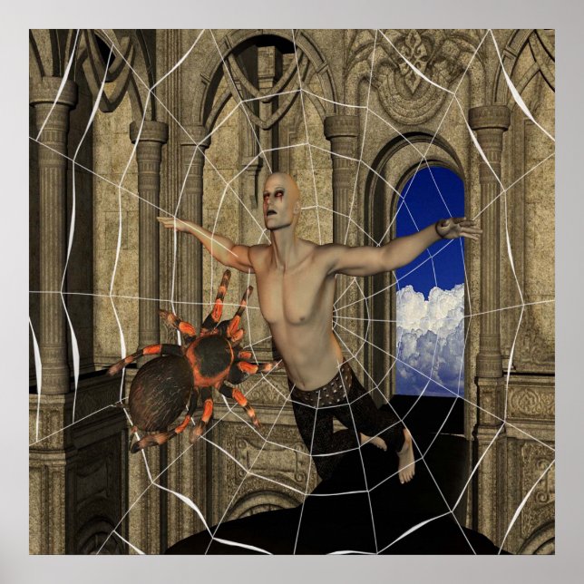 Poster Web aranhas de vampiro (Frente)