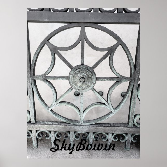 Poster Webbing metálico (Frente)