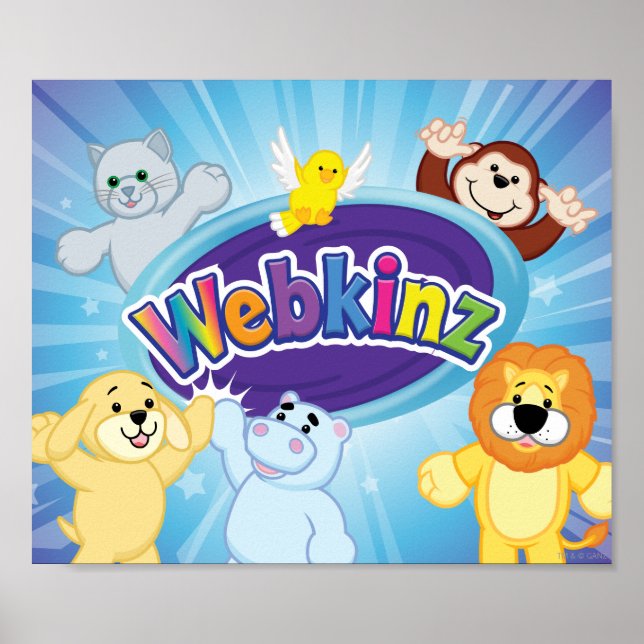 Poster Webkinz: Entre e jogue (Frente)