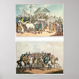 Poster Weighing and Rubbing Down' and 'The Betting