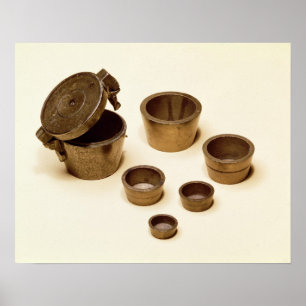 Pôster Weights used by merchants and apothecaries