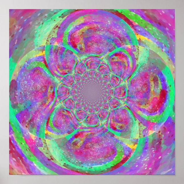 Poster Weird art, cool vibes art print (Frente)