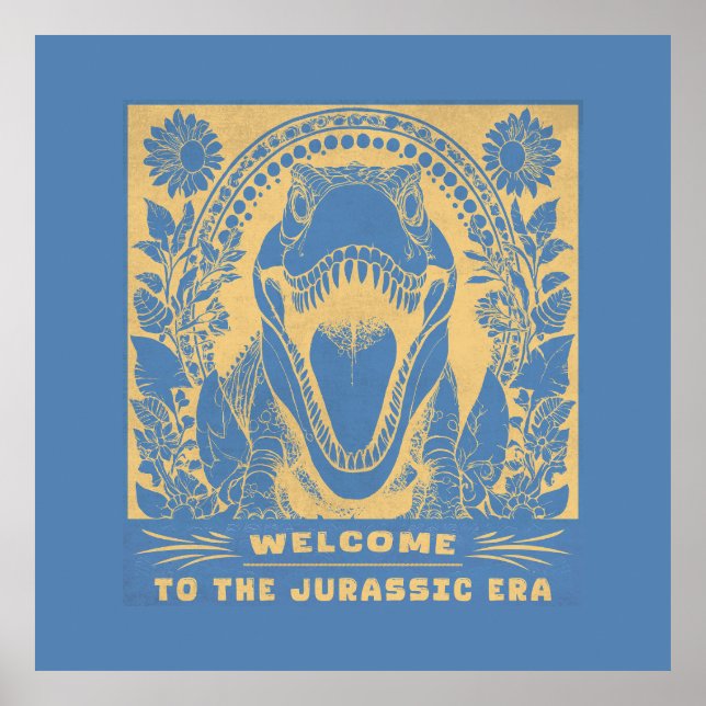 Poster Welcome to the Jurassic Era – Dinosaur (Frente)