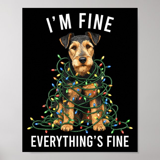 Poster Welerrier Christmas I'm Fine Everything Is Fine Pr (Frente)