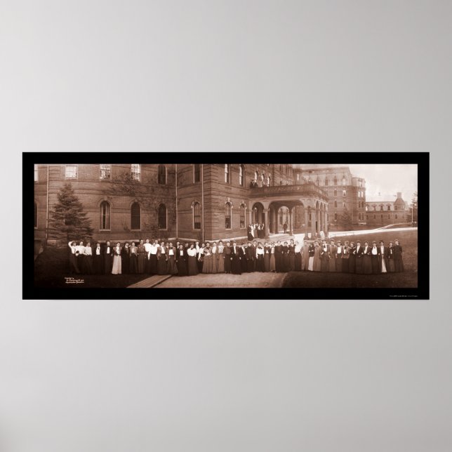 Pôster Wellesley College MÃE Foto 1903 (Frente)