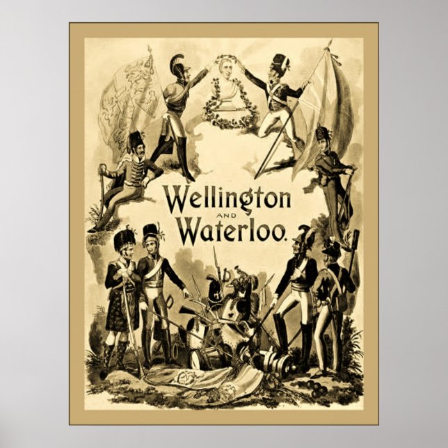 Poster Wellington e Waterloo (Frente)