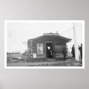 Pôster Wells Fargo Tanana Alaska 1909