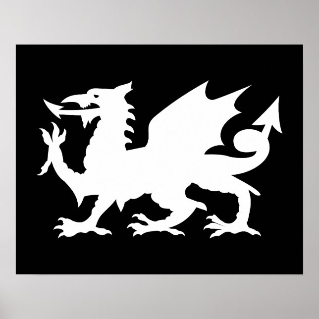 Pôster Welsh Dragon (Frente)