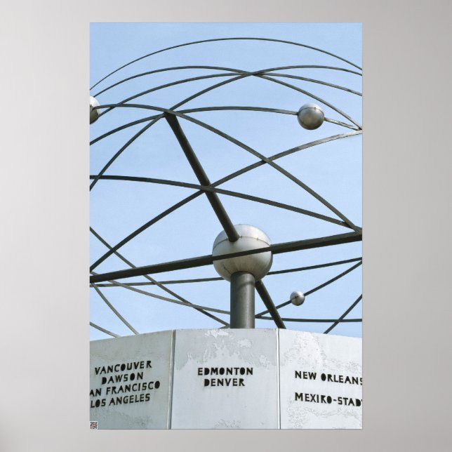 Pôster Weltzeituhr (Frente)