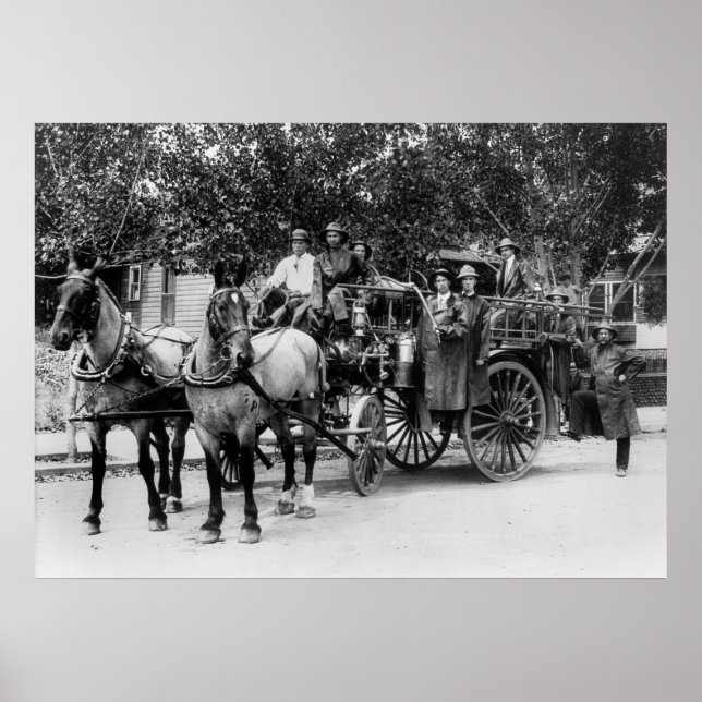 Pôster Wenatchee Fire Department, 1911 (Frente)