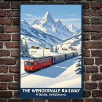Wengen, Suiça: Viagens vintage dos anos 60