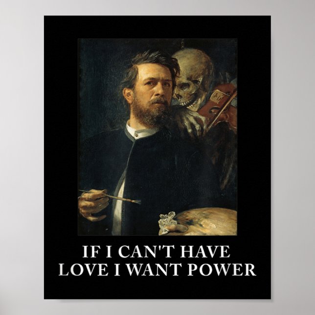 Poster Wenn Ich Keine Liebe Haben Kann, Will Ich Macht Mi (Frente)