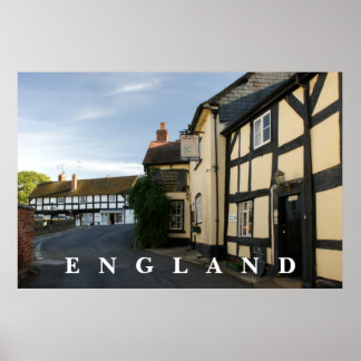 Pôster Weobley, Inglaterra
