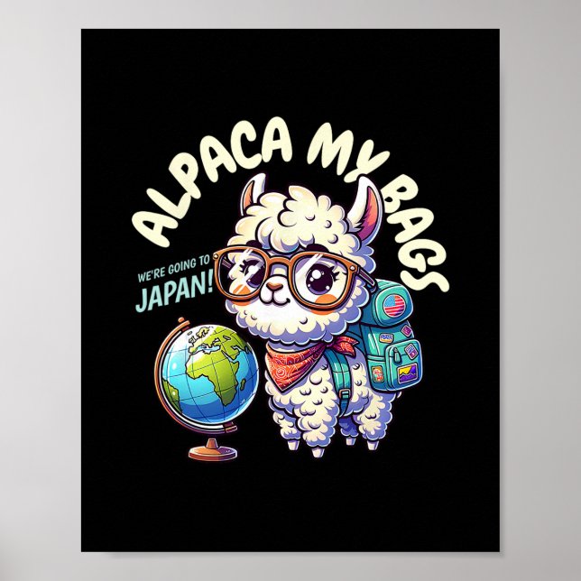 Poster We're Going To Japan! Funny Group Japanese  (Frente)