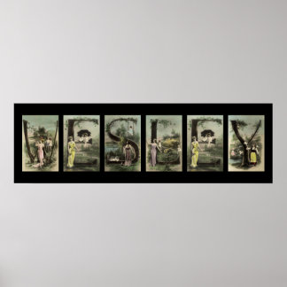 Poster WESLEY - Letra alfabética Art