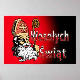 Pôster Wesolych Swiat São Nicolau