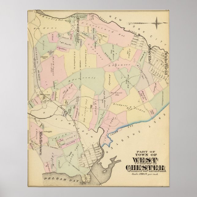 Poster West Chester, Nova Iorque (Frente)